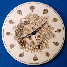 Hibernating Hedgehog Clock