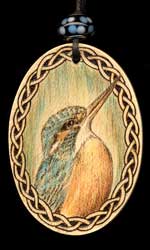 Celtic Kingfisher Pendant