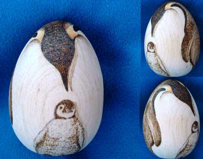 Egg-ceptional Emperor Penguin & Chick Egg