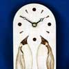 Emperor Penguins Clock